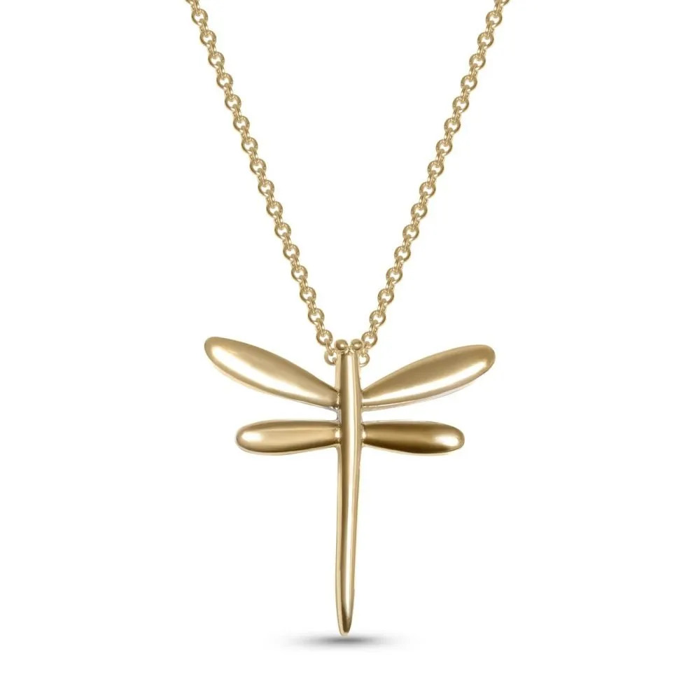 By Björk - Halsband mad slända i guld